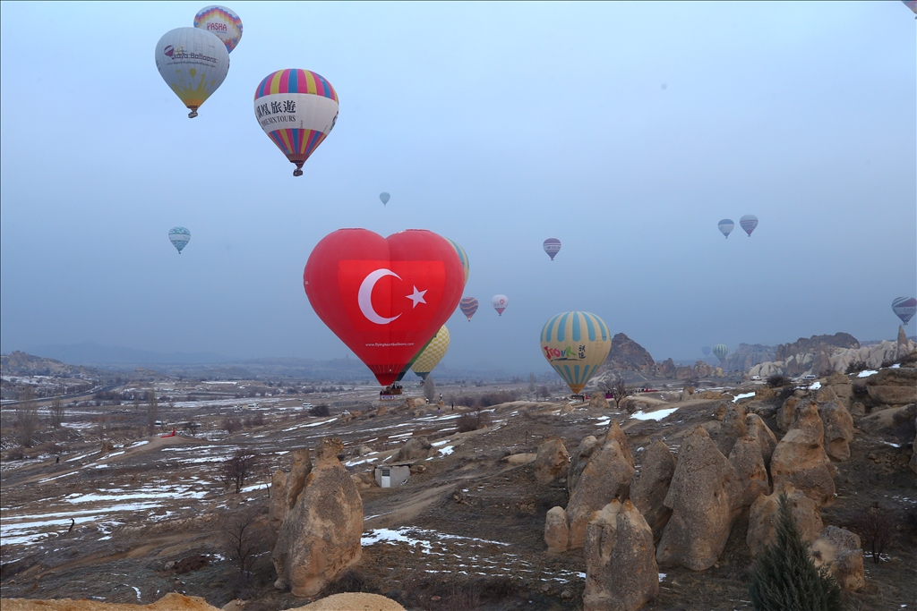 Dita e të dashuruarve në Kapadokya të Turqisë
