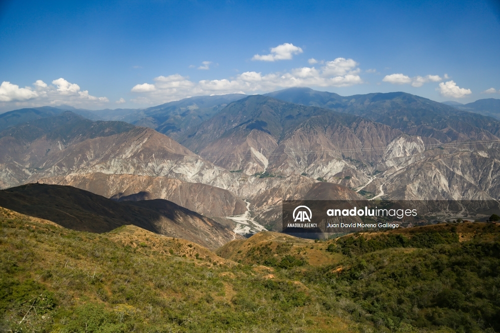 El majestuoso cañón del Chicamocha en Colombia