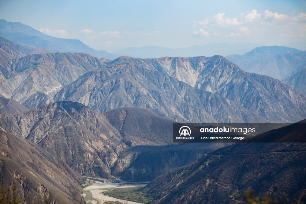 El majestuoso cañón del Chicamocha en Colombia