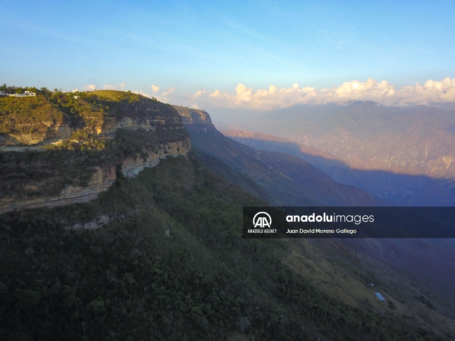 El majestuoso cañón del Chicamocha en Colombia