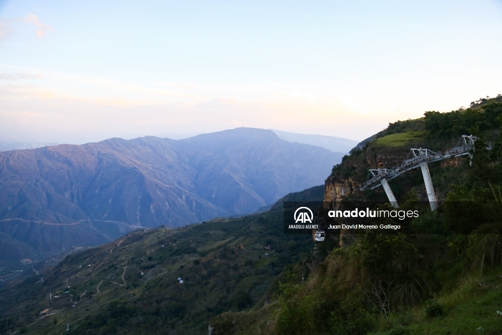 El majestuoso cañón del Chicamocha en Colombia