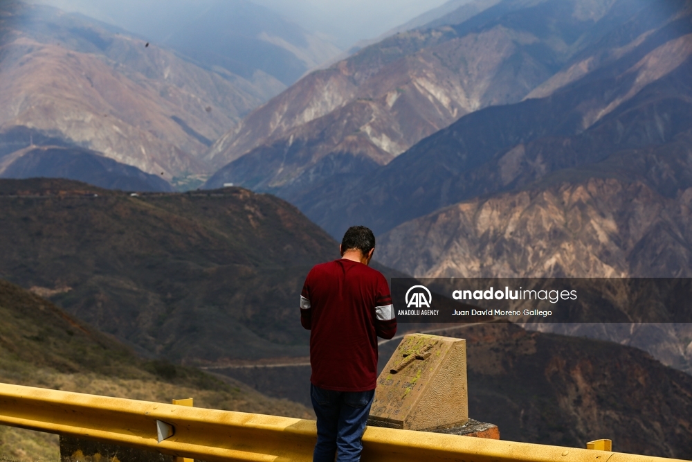 El majestuoso cañón del Chicamocha en Colombia