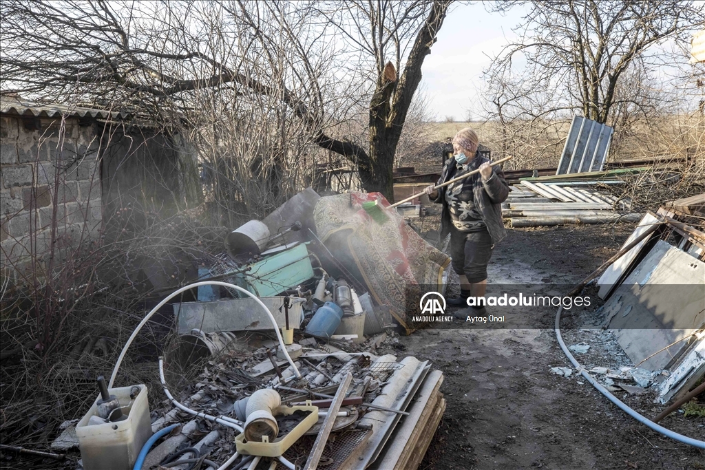 حملات جدایی‌طلبان مورد حمایت روسیه به مناطق مسکونی در شرق اوکراین