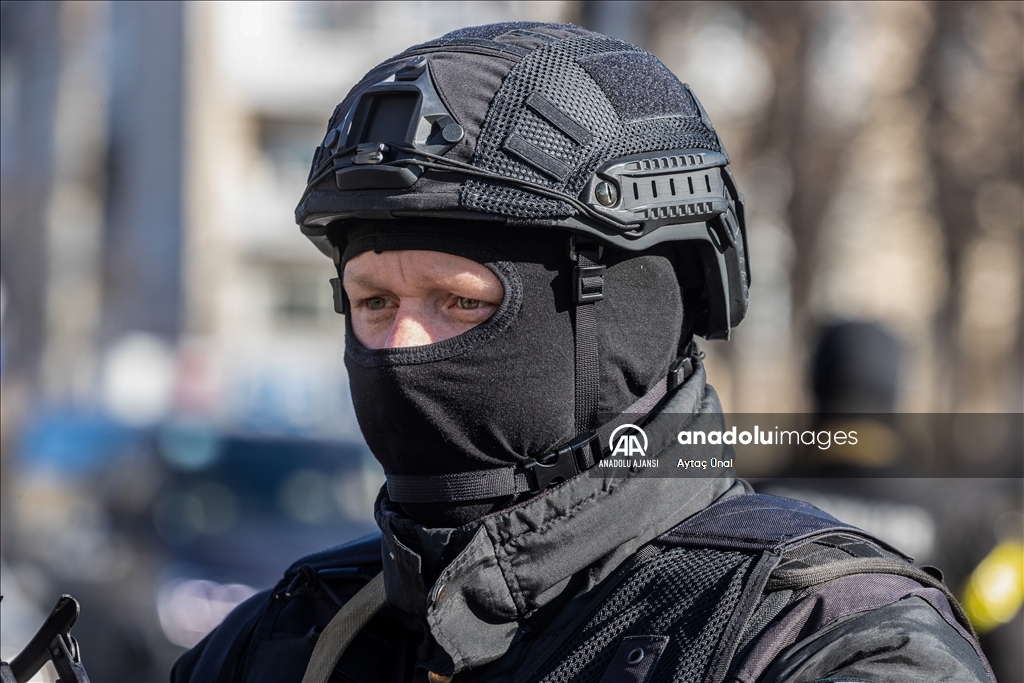 Ukrayna'nın başkenti Kiev'de yoğun güvenlik önlemleri
