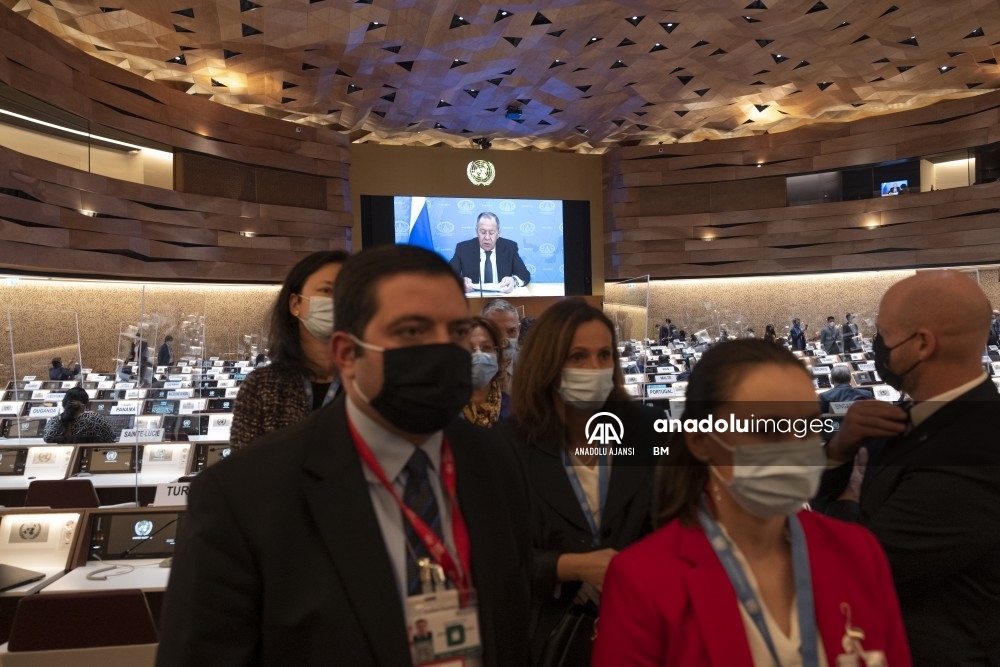 BM'de Rusya Dışişleri Bakanı Lavrov'un konuşması diplomatlarca protesto edildi