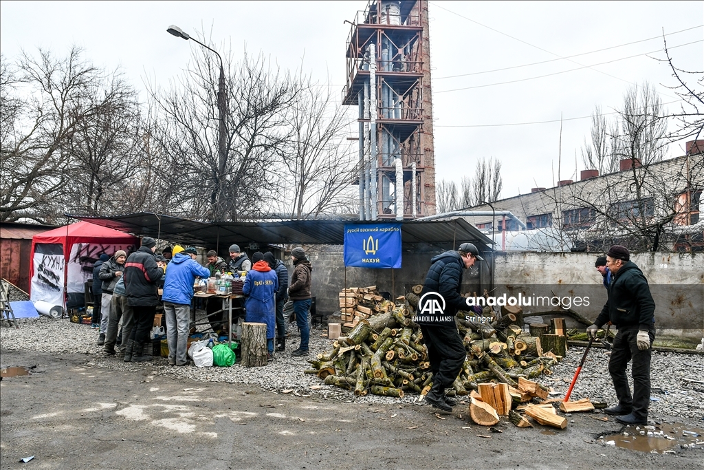 Ukrayna'nın Zaporozhye kentinde savunma merkezi kuruldu