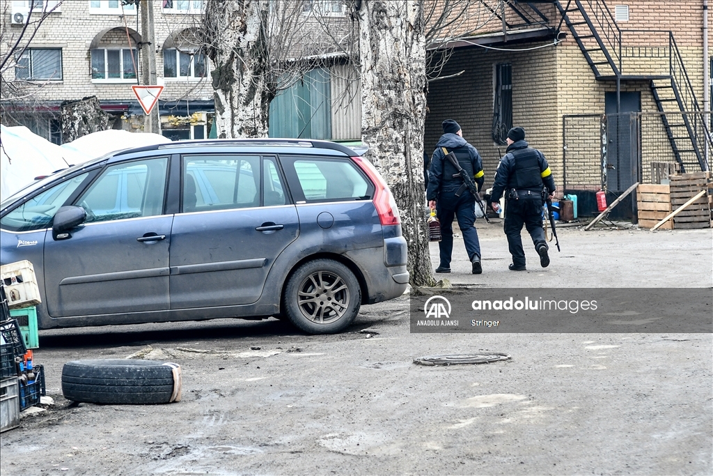 Ukrayna'nın Zaporozhye kentinde savunma merkezi kuruldu