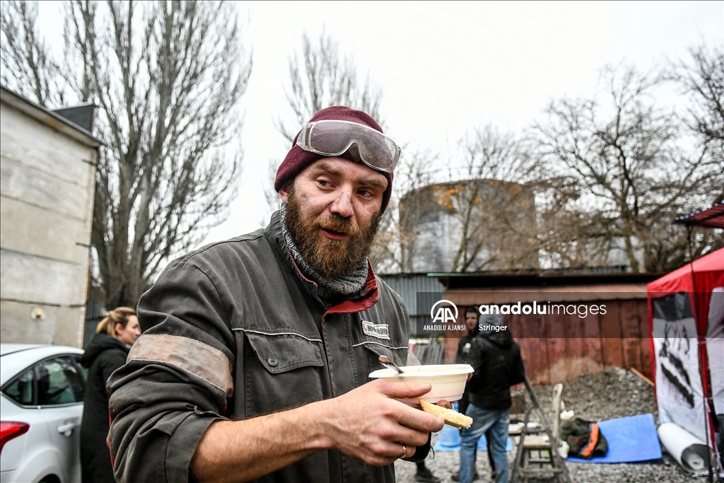 Ukrayna'nın Zaporozhye kentinde savunma merkezi kuruldu
