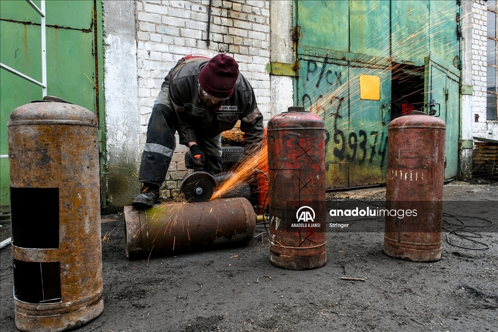 Ukrayna'nın Zaporozhye kentinde savunma merkezi kuruldu