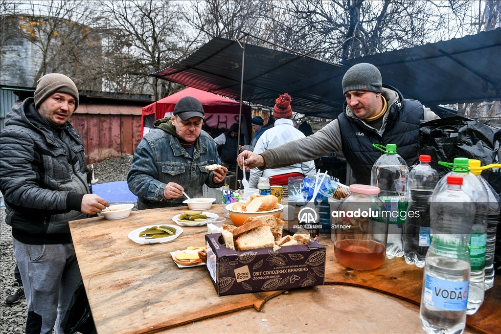 Ukrayna'nın Zaporozhye kentinde savunma merkezi kuruldu