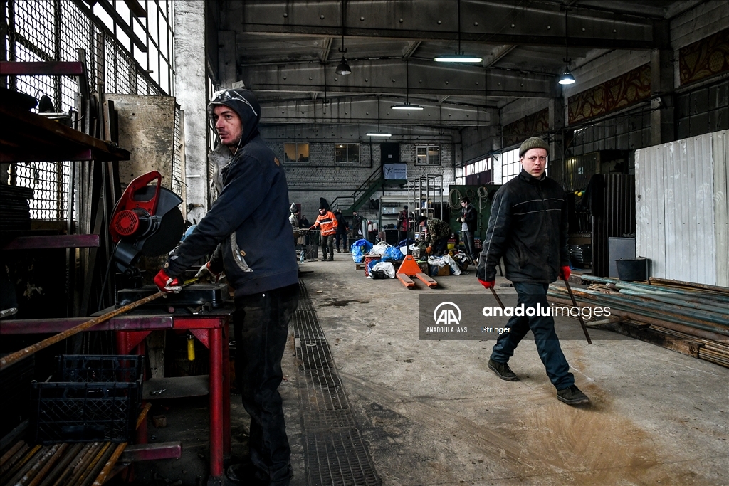 Ukrayna'nın Zaporozhye kentinde savunma merkezi kuruldu
