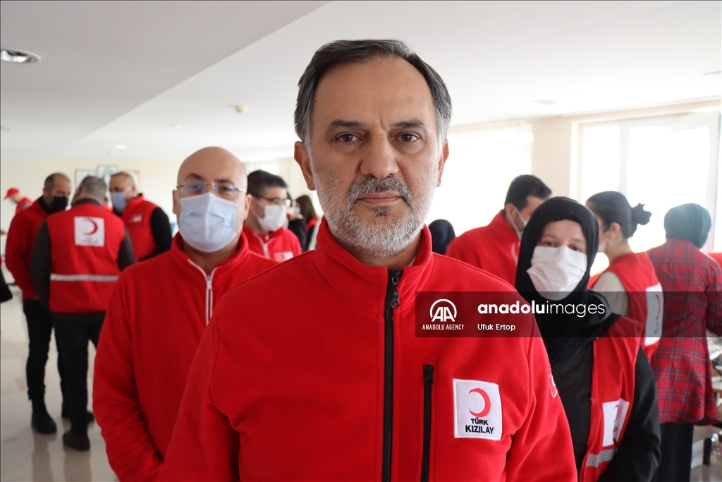 مجموعة من تتار القرم في ولاية قرقلار إيلي، شمال غربي تركيا، التي نزحوا إليها مؤخراً من أوكرانيا