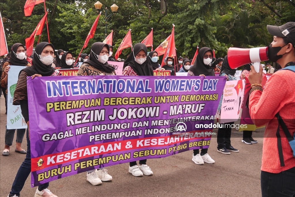 Peringatan Hari Perempuan Internasional Di Jakarta - Anadolu Ajansı