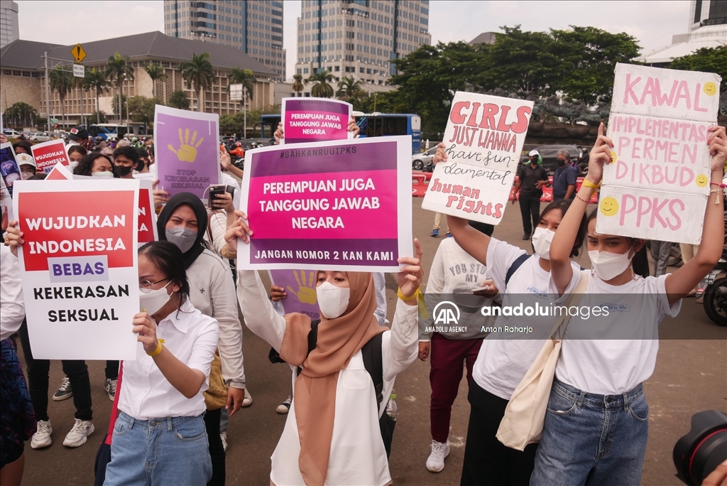 Peringatan Hari Perempuan Internasional Di Jakarta - Anadolu Ajansı