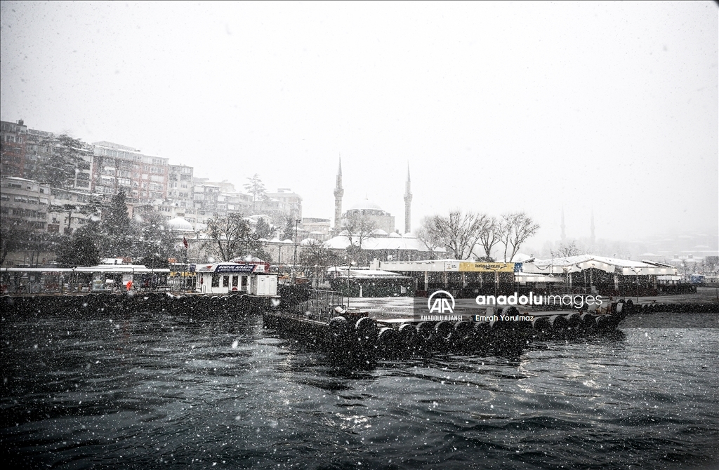 İstanbul'da kar yağışı
