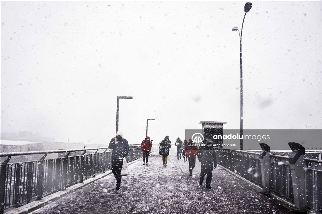 İstanbul'da kar yağışı