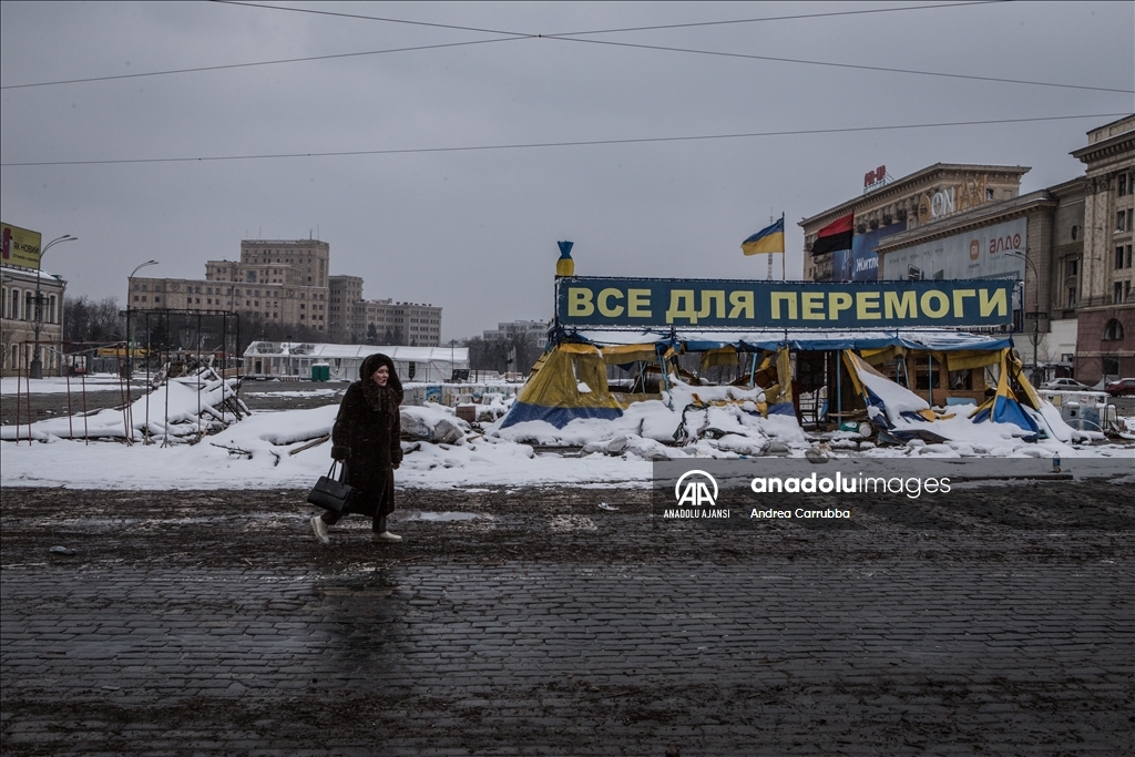 Ukrayna'nın Harkiv kentindeki yıkım, AA tarafından görüntülendi