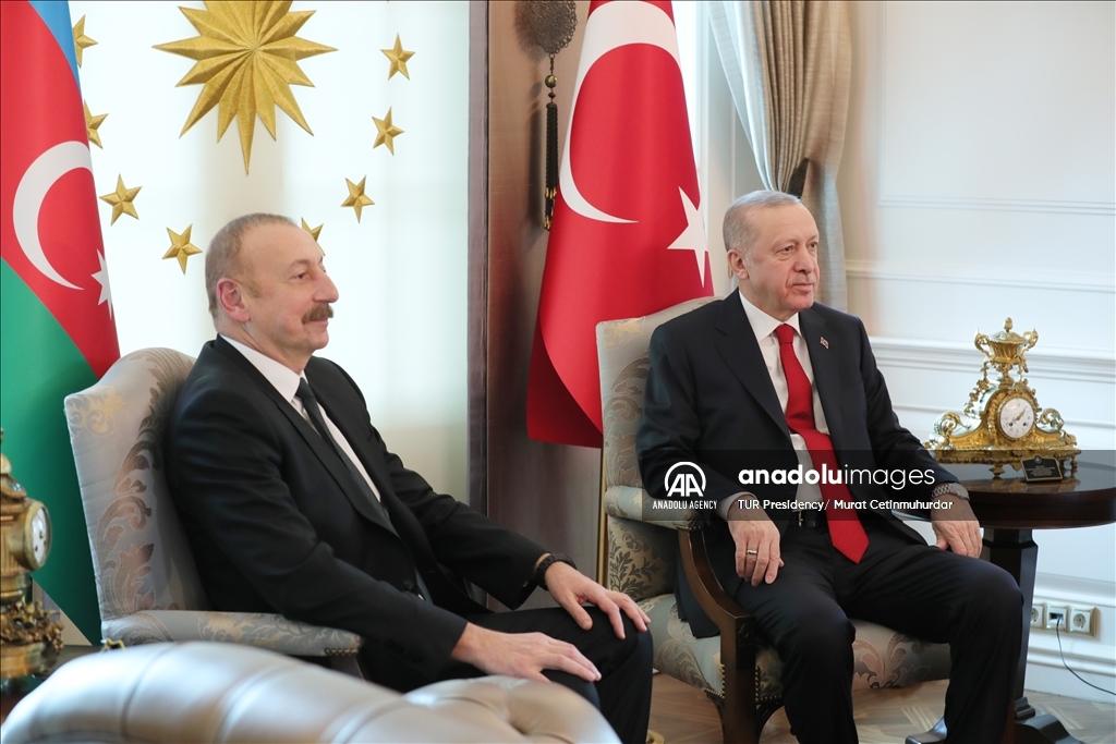 أردوغان يلتقي الرئيس الأذربيجاني في أنقرة