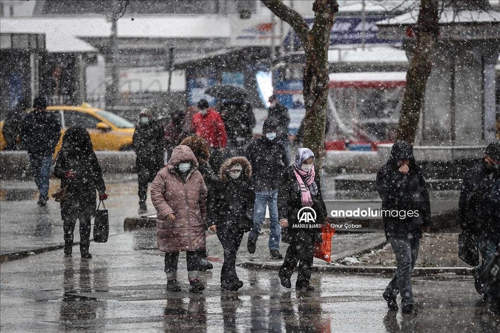 İstanbul'da kar yağışı