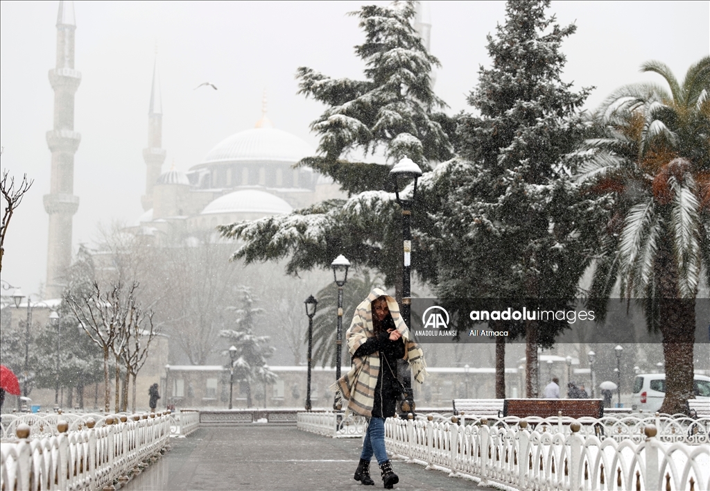İstanbul'da kar yağışı