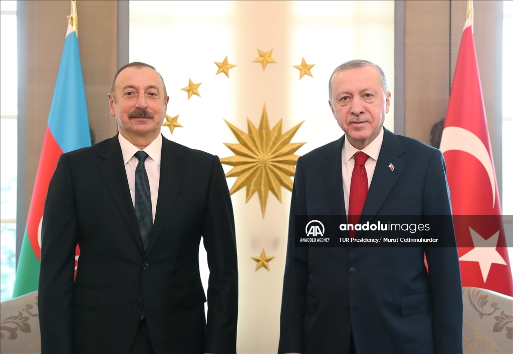 أردوغان يلتقي الرئيس الأذربيجاني في أنقرة