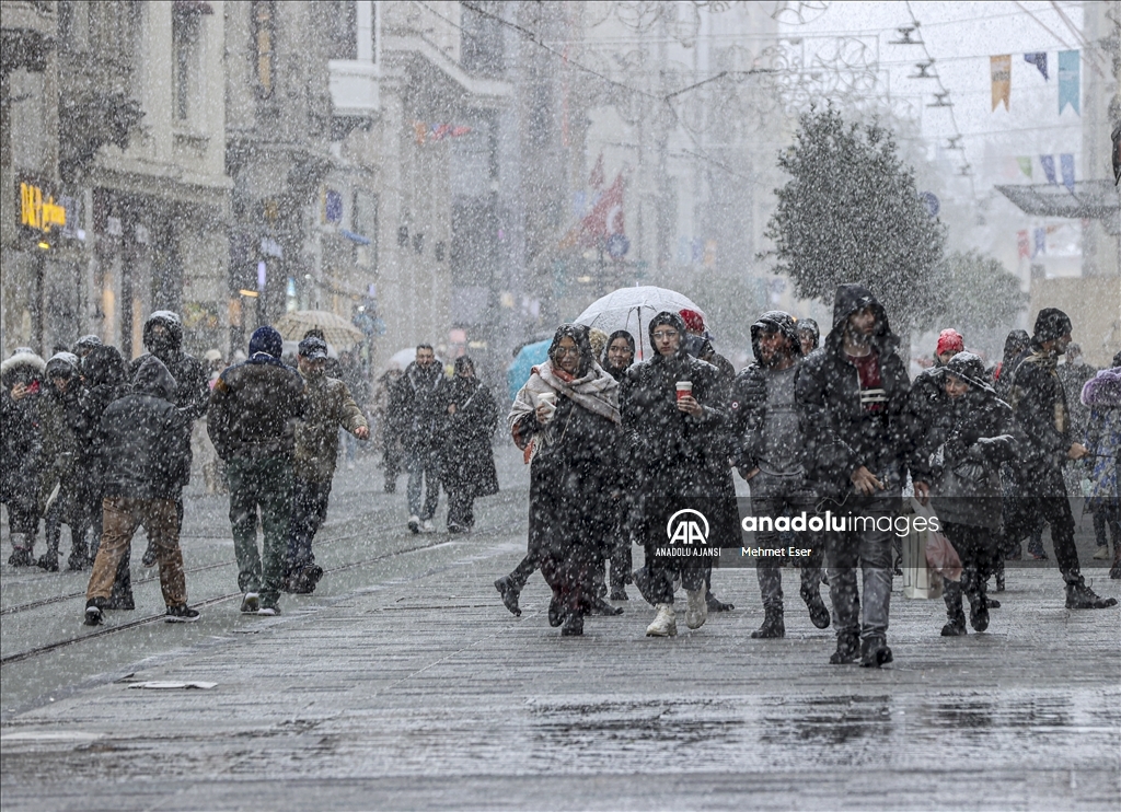 İstanbul'da kar yağışı