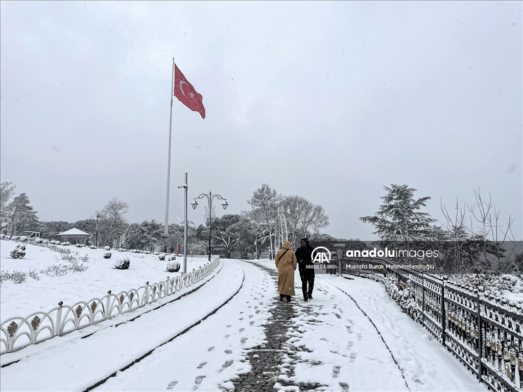 İstanbul'da kar yağışı