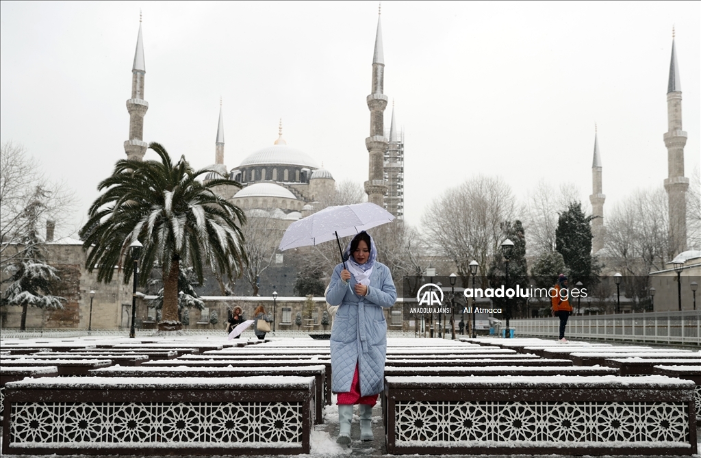 İstanbul'da kar yağışı