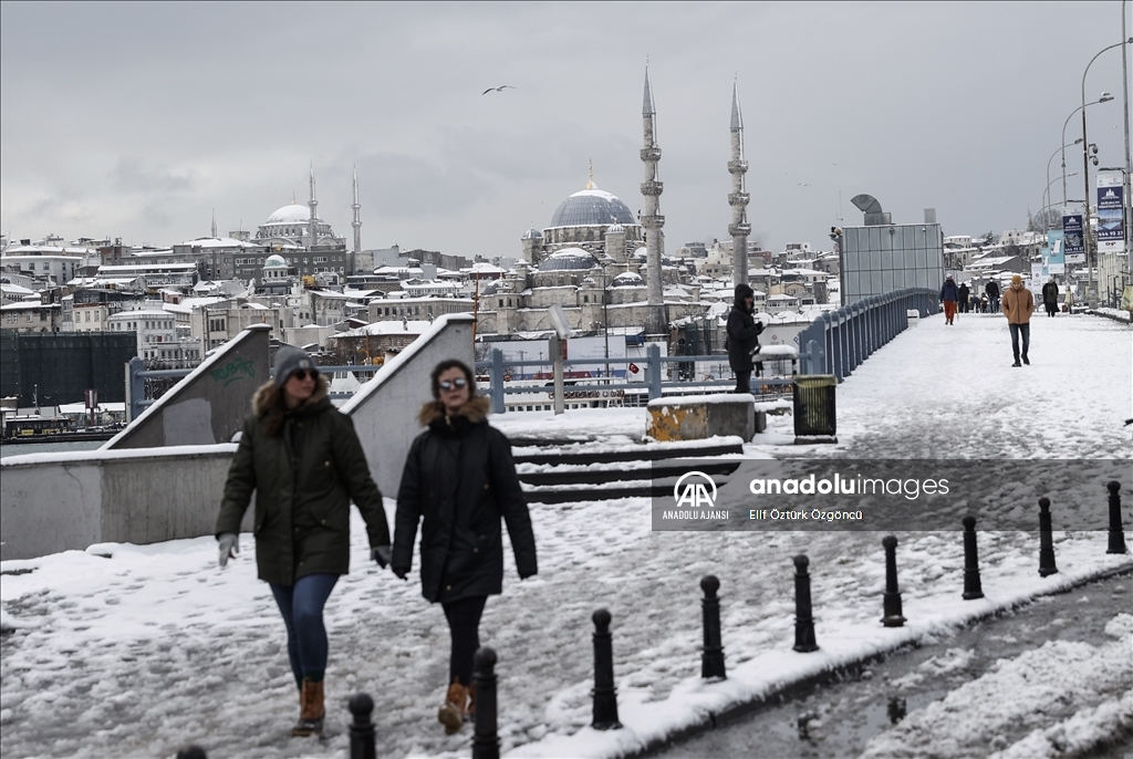 İstanbul'da kar yağışı