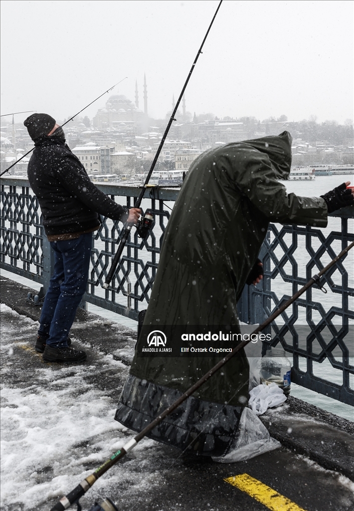 İstanbul'da kar yağışı