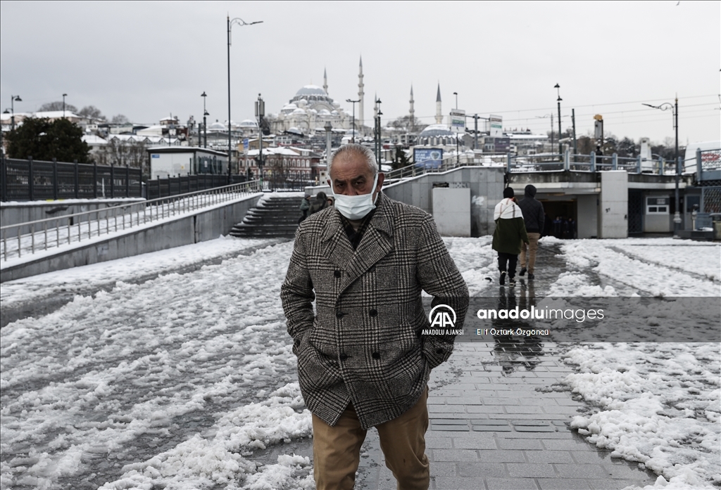 İstanbul'da kar yağışı