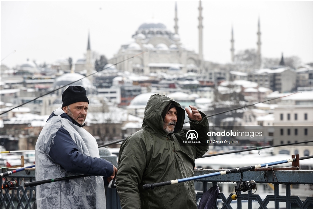 İstanbul'da kar yağışı