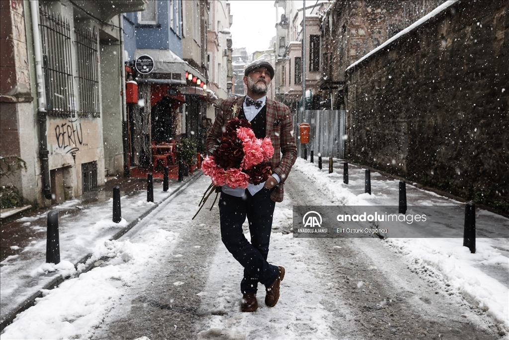 İstanbul'da kar yağışı