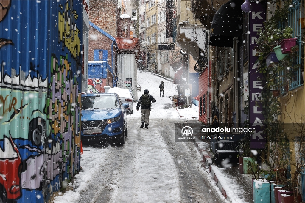 İstanbul'da kar yağışı
