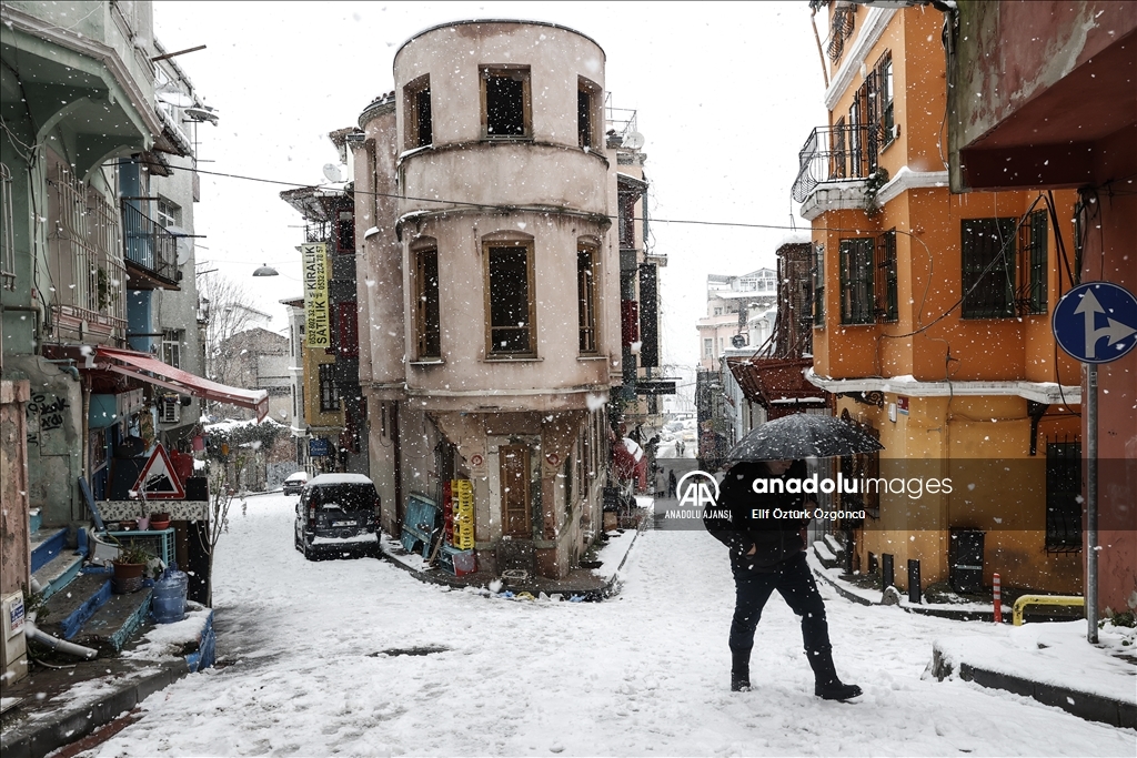 İstanbul'da kar yağışı