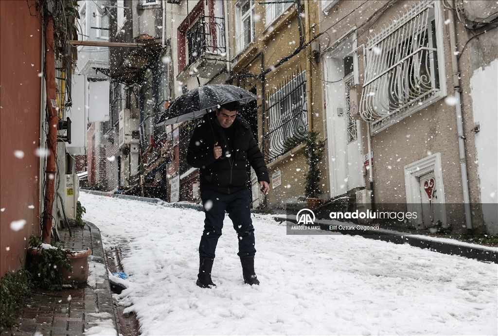 İstanbul'da kar yağışı