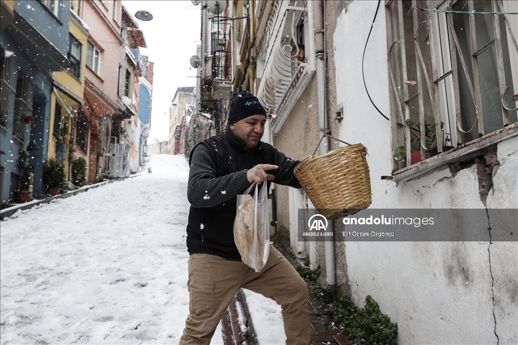 İstanbul'da kar yağışı