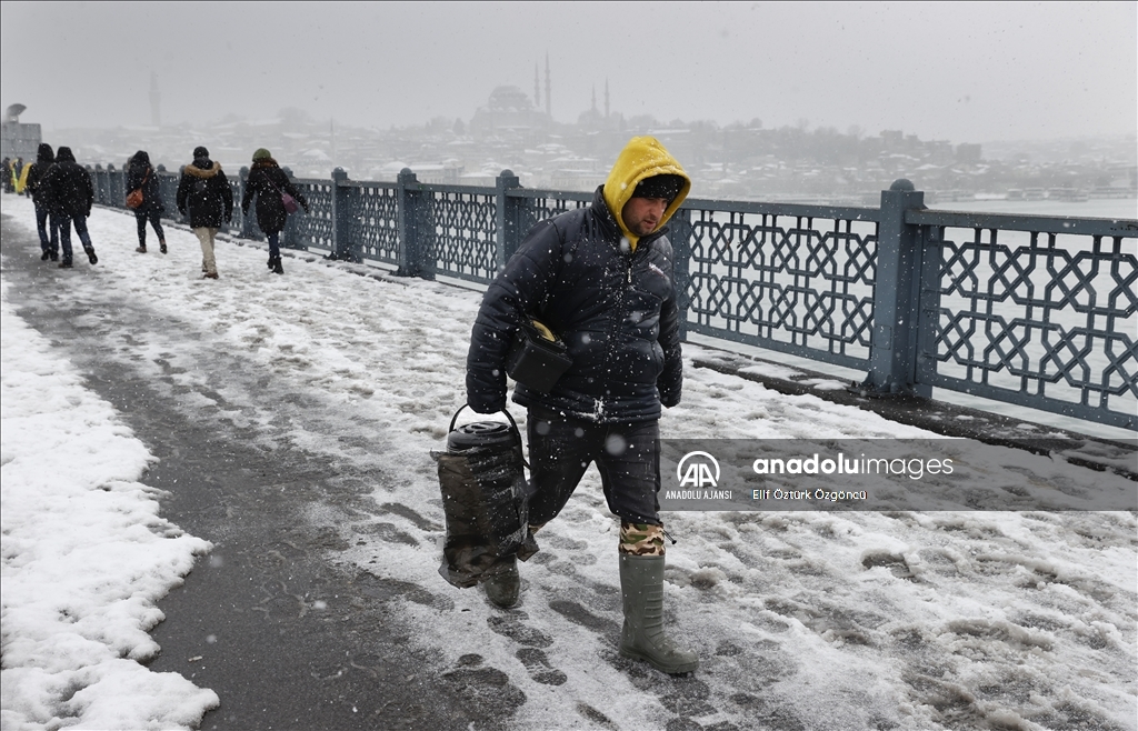 İstanbul'da kar yağışı