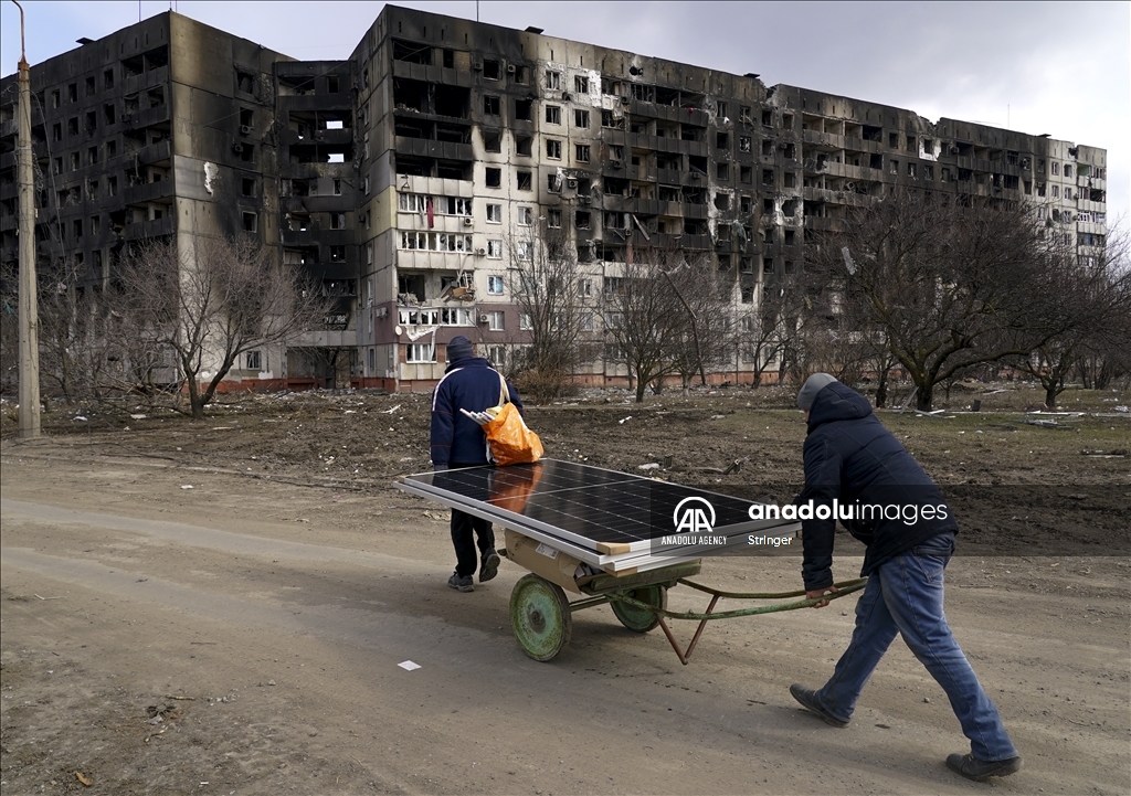 Evacuations from Mariupol in Ukraine