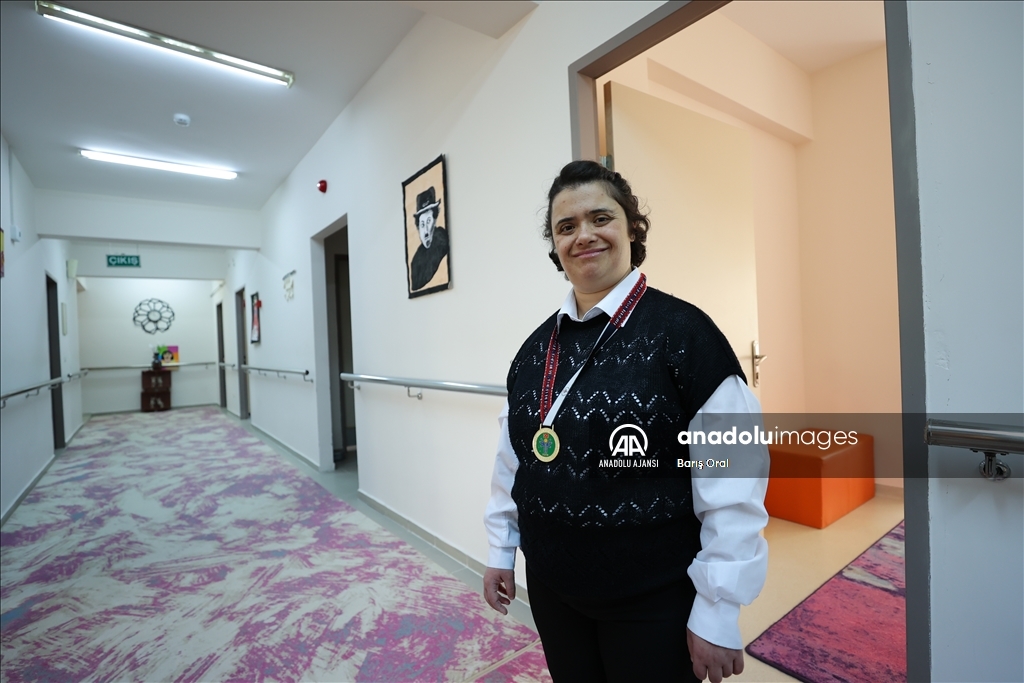Devlet korumasındaki down sendromlu sporcular, başarı ve azimleriyle örnek oluyor