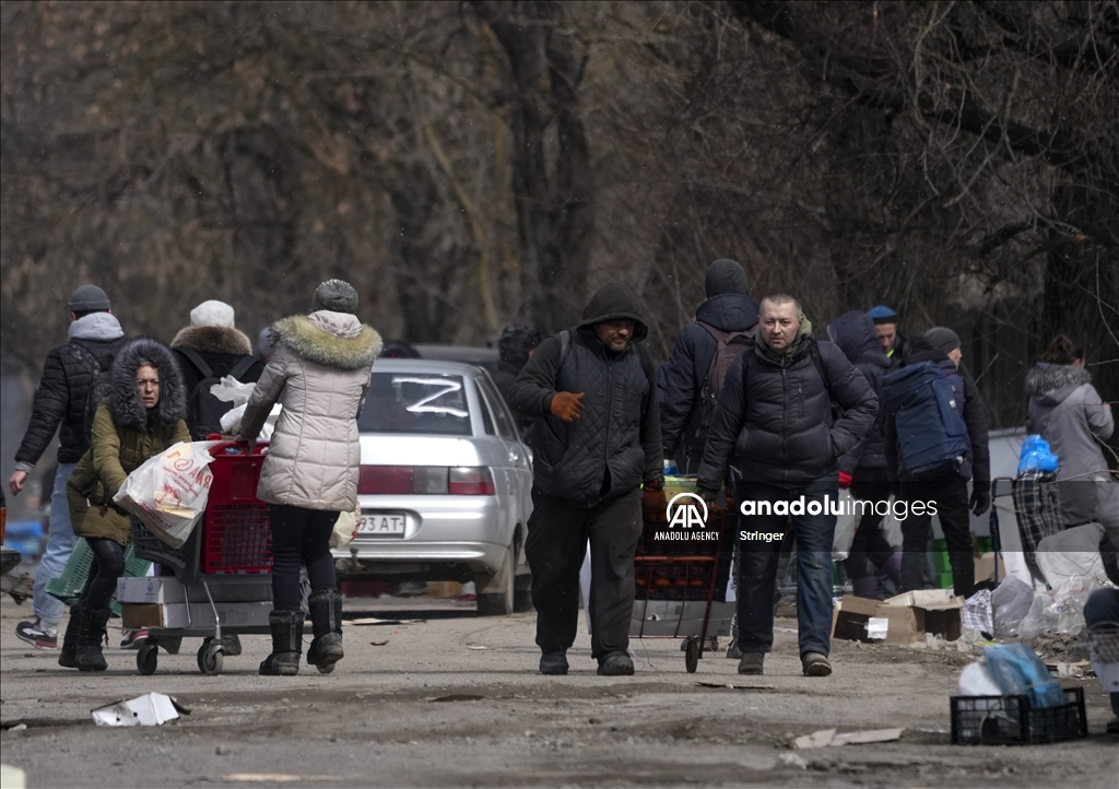 Evacuations from Mariupol in Ukraine