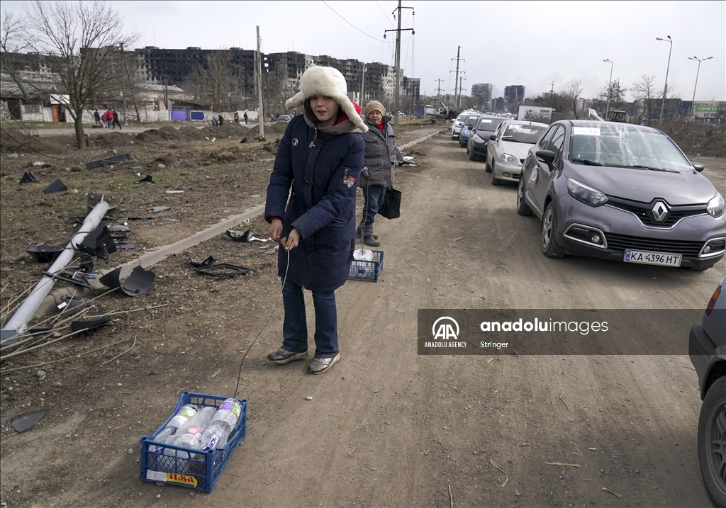 Evacuations from Mariupol in Ukraine