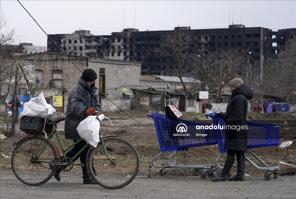 Evacuations from Mariupol in Ukraine