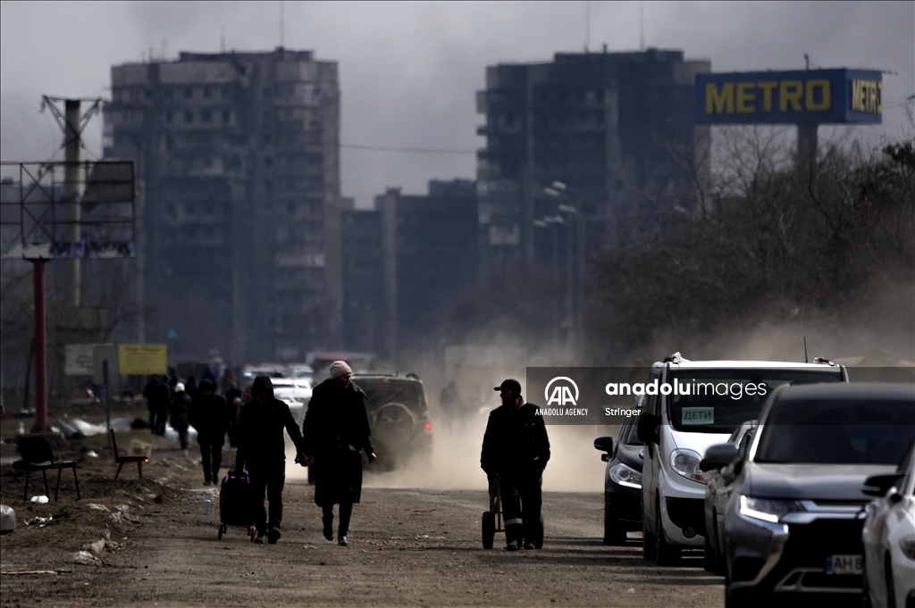 Evacuations from Mariupol in Ukraine