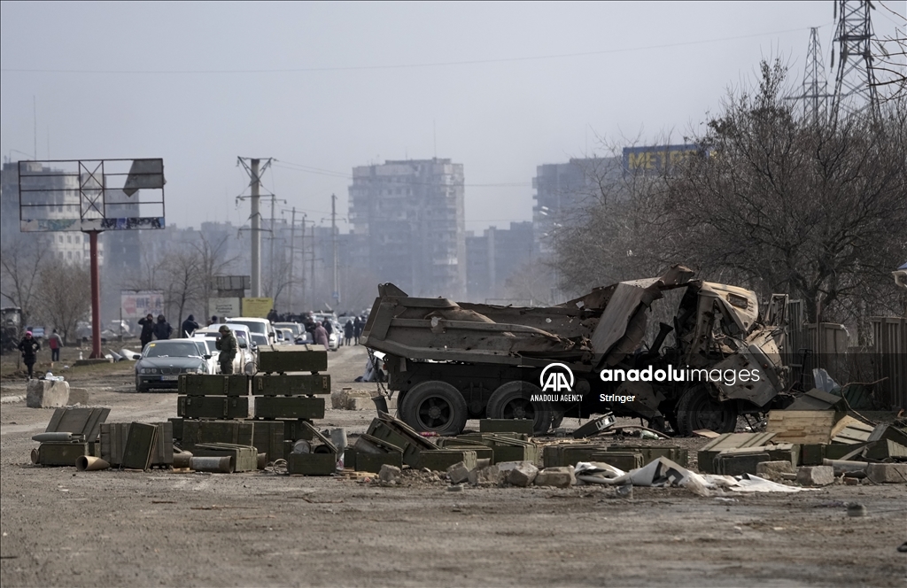 Evacuations from Mariupol in Ukraine