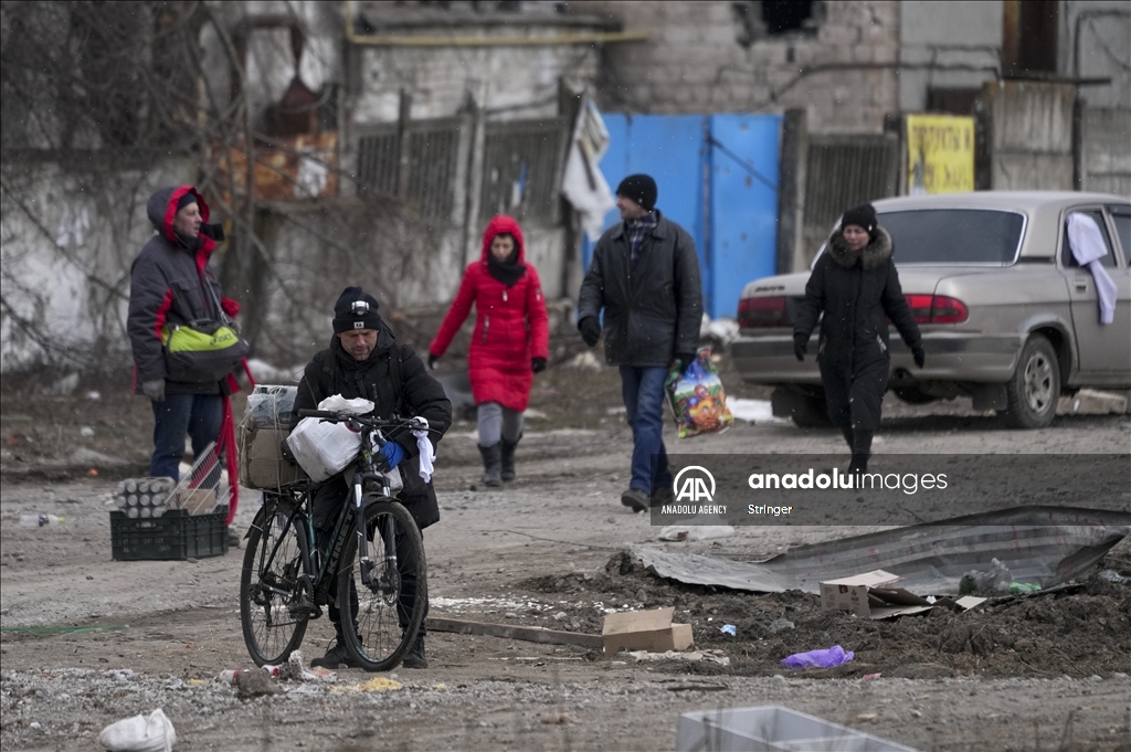 Evacuations from Mariupol in Ukraine