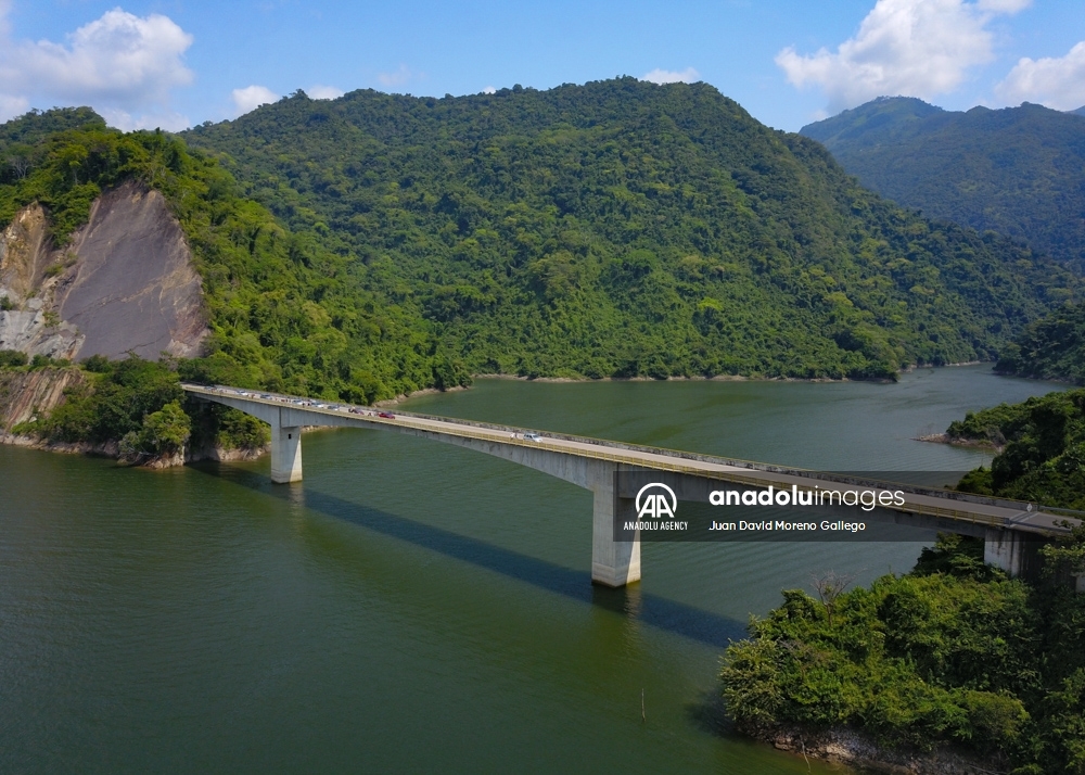 El embalse de Topocoro en Santander, Colombia
