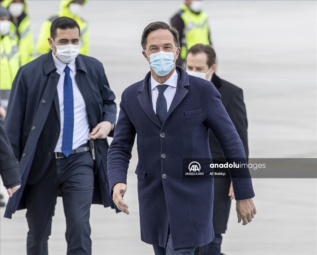 Hollanda Başbakanı Mark Rutte Ankara'ya geldi