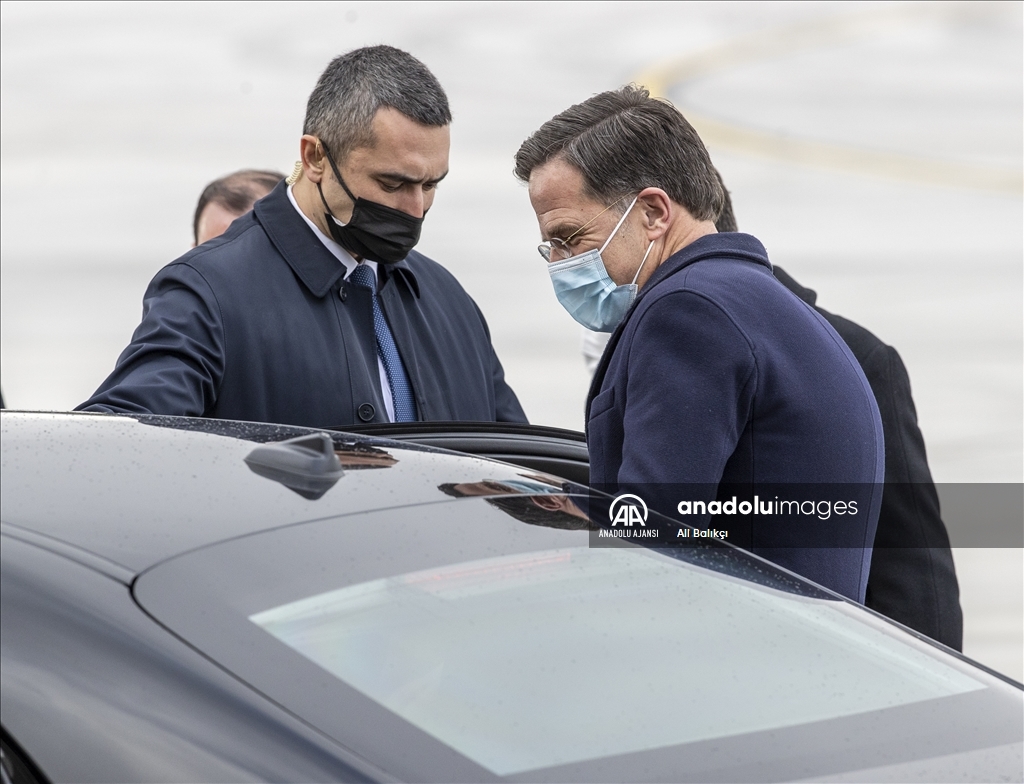 Hollanda Başbakanı Mark Rutte Ankara'ya geldi