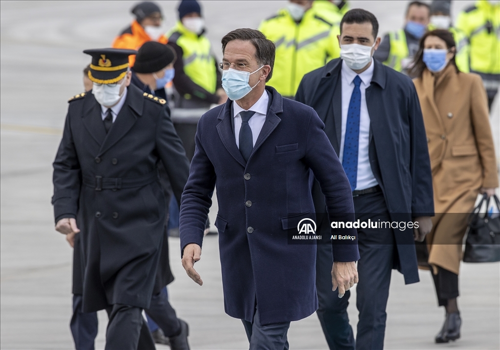 Hollanda Başbakanı Mark Rutte Ankara'ya geldi